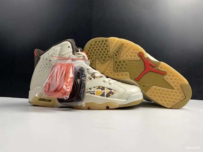 Rep TBkick (2020) Jordan Brown CZ4152-100 Sail 6 Quai54 Retro AIR 0728